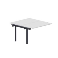 Polo PEN2TPS127 BLAN (Белый/Антрацит) Приставной стол на 2 рабочих места