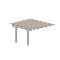 Polo PEN2TPS127 TRAL (Тортора/Алюминий) Приставной стол на 2 рабочих места