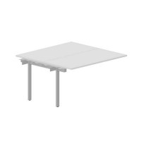 Polo PEN2TPS147 BLAL (Белый/Алюминий) Приставной стол на 2 рабочих места