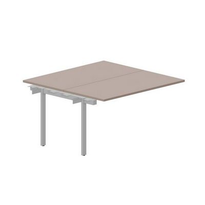 Polo PEN2TPS147 TRAL (Тортора/Алюминий) Приставной стол на 2 рабочих места