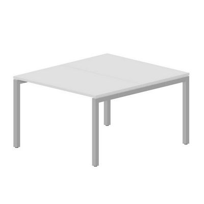 Polo PEN2TS127 BLAL (Белый/Алюминий) Составной стол на 2 рабочих места