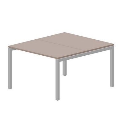 Polo PEN2TS127 TRAL (Тортора/Алюминий) Составной стол на 2 рабочих места