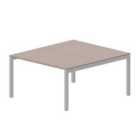 Polo PEN2TS148 TRAL (Тортора/Алюминий) Составной стол на 2 рабочих места