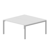 Polo PEN2TS168 BLAL (Белый/Алюминий) Составной стол на 2 рабочих места