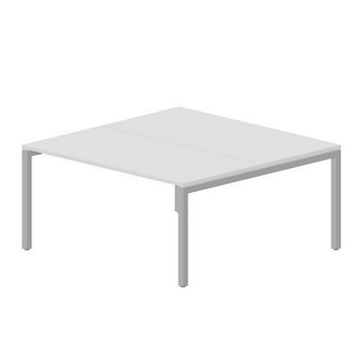 Polo PEN2TS168 BLAL (Белый/Алюминий) Составной стол на 2 рабочих места