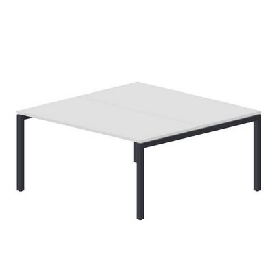 Polo PEN2TS168 BLAN (Белый/Антрацит) Составной стол на 2 рабочих места