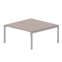 Polo PEN2TS168 TRAL (Тортора/Алюминий) Составной стол на 2 рабочих места