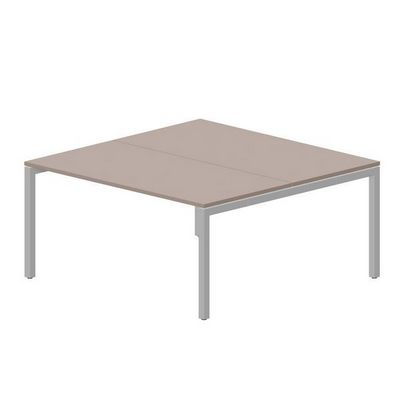 Polo PEN2TS168 TRAL (Тортора/Алюминий) Составной стол на 2 рабочих места