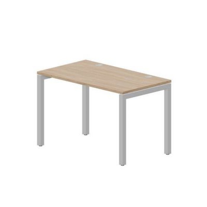 Поло PENG127 OWAL (Светлый дуб/Алюминий) Стол, 2 громмета
