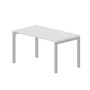 Polo PENG148 BLAL (Белый/Алюминий) Стол, 2 громмета