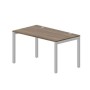 Polo PENG148 WNAL (Орех/Алюминий) Стол, 2 громмета