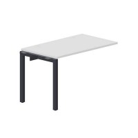 Polo PENPG127 BLAN (Белый/Антрацит) Стол приставной, 2 громмета