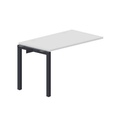 Polo PENPG127 BLAN (Белый/Антрацит) Стол приставной, 2 громмета