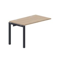 Polo PENPG127 OWAN (Светлый дуб/Антрацит) Стол приставной, 2 громмета