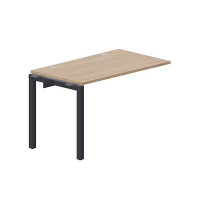 Polo PENPG127 OWAN (Светлый дуб/Антрацит) Стол приставной, 2 громмета