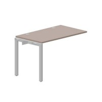 Polo PENPG127 TRAL (Тортора/Алюминий) Стол приставной, 2 громмета