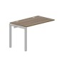Polo PENPG127 WNAL (Орех/Алюминий) Стол приставной, 2 громмета