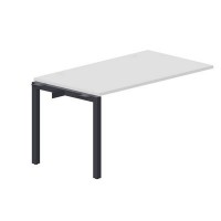 Polo PENPG148 BLAN (Белый/Антрацит) Стол приставной, 2 громмета