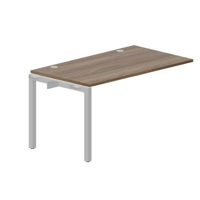 Polo PENPG148 WNAL (Орех/Алюминий) Стол приставной, 2 громмета