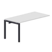 Polo PENPG168 BLAN (Белый/Антрацит) Стол приставной, 2 громмета