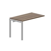 Polo PENPS127 WNAL (Орех/Алюминий) Стол приставной