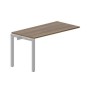 Polo PENPS147 WNAL (Орех/Алюминий) Стол приставной