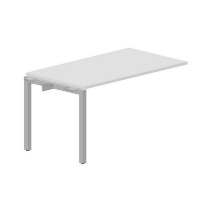 Поло PENPS148 BLAL (Белый/Алюминий) Стол приставной