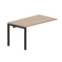 Polo PENPS148 OWAN (Светлый дуб/Антрацит) Стол приставной