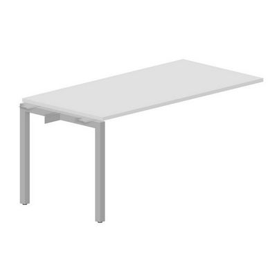 Polo PENPS168 BLAL (Белый/Алюминий) Стол приставной