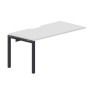 Polo PENPV168 BLAN (Белый/Антрацит) Стол приставной, с эргономичным вырезом