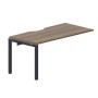 Polo PENPV168 WNAN (Орех/Антрацит) Стол приставной, с эргономичным вырезом