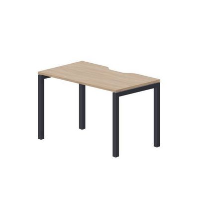 Polo PENV127 OWAN (Светлый дуб/Антрацит) Стол с эргономичным вырезом
