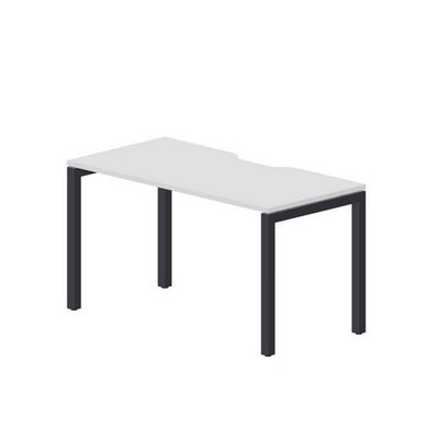 Polo PENV147 BLAN (Белый/Антрацит) Стол с эргономичным вырезом