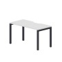 Polo PENV147 BLAN (Белый/Антрацит) Стол с эргономичным вырезом