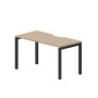 Polo PENV147 OWAN (Светлый дуб/Антрацит) Стол с эргономичным вырезом