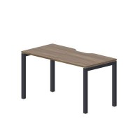 Polo PENV147 WNAN (Орех/Антрацит) Стол с эргономичным вырезом