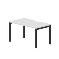 Polo PENV148 BLAN (Белый/Антрацит) Стол с эргономичным вырезом