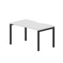 Polo PENV148 BLAN (Белый/Антрацит) Стол с эргономичным вырезом