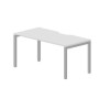 Polo PENV168 BLAL (Белый/Алюминий) Стол с эргономичным вырезом