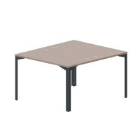 Ray RY2TG127 TRAN (Тортора/Антрацит) Составной стол на 2 рабочих места, 4 громмета