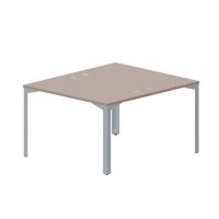 Ray RY2TG127 TRTI (Тортора/Титан) Составной стол на 2 рабочих места, 4 громмета