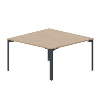 Ray RY2TG147 OWAN (Светлый дуб/Антрацит) Составной стол на 2 рабочих места, 4 громмета