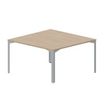 Ray RY2TG147 OWTI (Светлый дуб/Титан) Составной стол на 2 рабочих места, 4 громмета