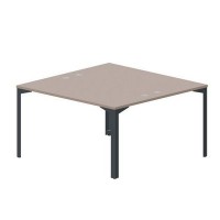 Ray RY2TG147 TRAN (Тортора/Антрацит) Составной стол на 2 рабочих места, 4 громмета