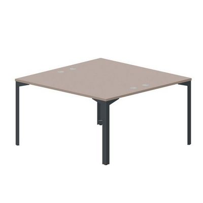 Ray RY2TG147 TRAN (Тортора/Антрацит) Составной стол на 2 рабочих места, 4 громмета