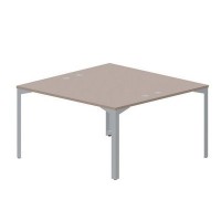 Ray RY2TG147 TRTI (Тортора/Титан) Составной стол на 2 рабочих места, 4 громмета