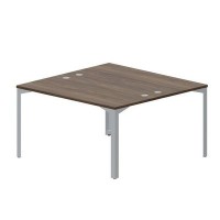 Ray RY2TG147 WNTI (Орех/Титан) Составной стол на 2 рабочих места, 4 громмета