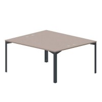 Ray RY2TG167 TRAN (Тортора/Антрацит) Составной стол на 2 рабочих места, 4 громмета
