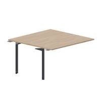 Ray RY2TPG147 OWAN (Светлый дуб/Антрацит) Приставной стол на 2 рабочих места, 4 громмета
