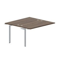 Ray RY2TPG147 WNTI (Орех/Титан) Приставной стол на 2 рабочих места, 4 громмета